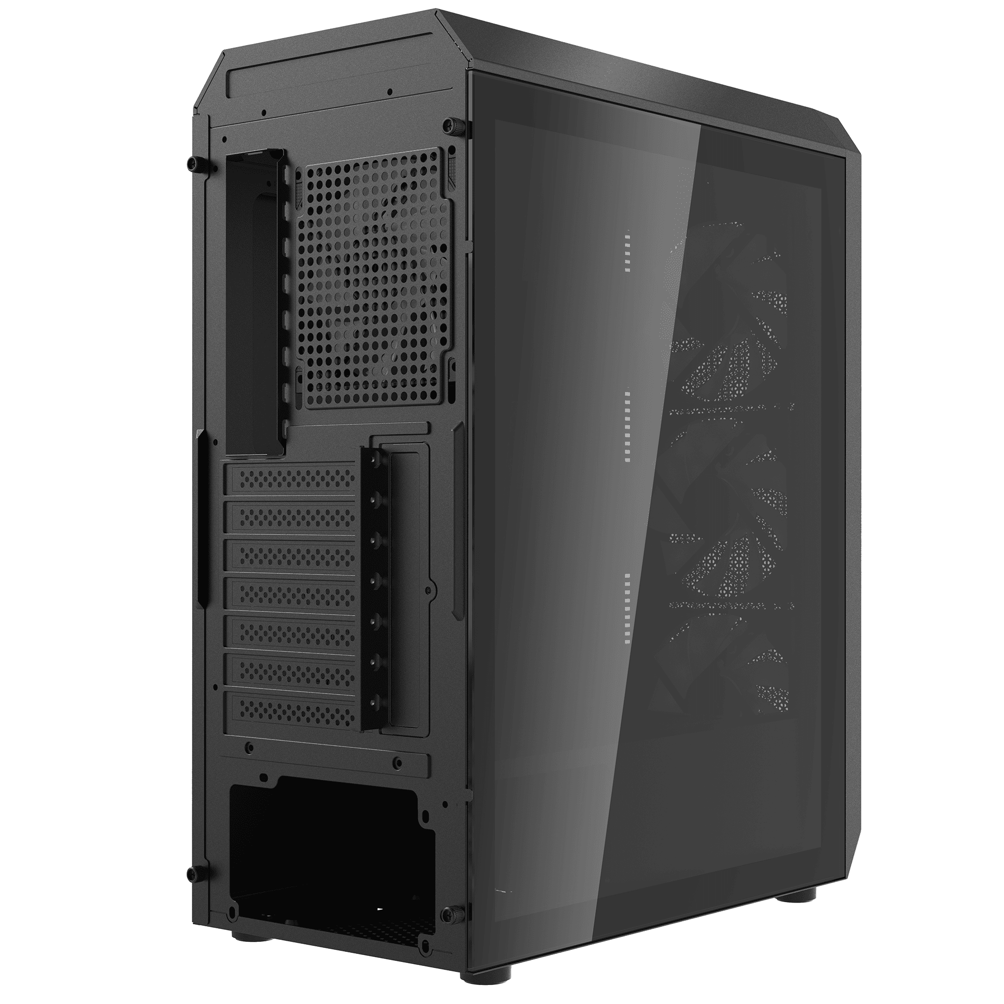 GABINETE ADATA XPG VALOR AIR PLUS NEGRO ATX S/FUENTE CRISTAL VALORAIRPLUSMTA-BKCWW