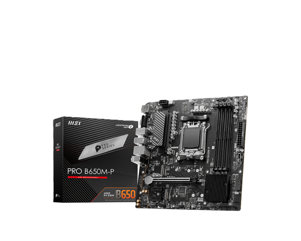MB MSI PRO B650M-P AMD AM5 DDR5 256GB M-ATX HDMI PRO B650M-P