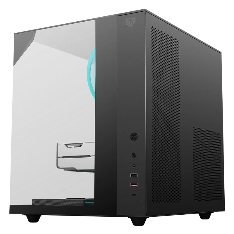 GABINETE BALAM RUSH TANK MAJESTIC 6600 NEGRO ATX USB-3.0 CRISTAL S/FUENTE BR-941525