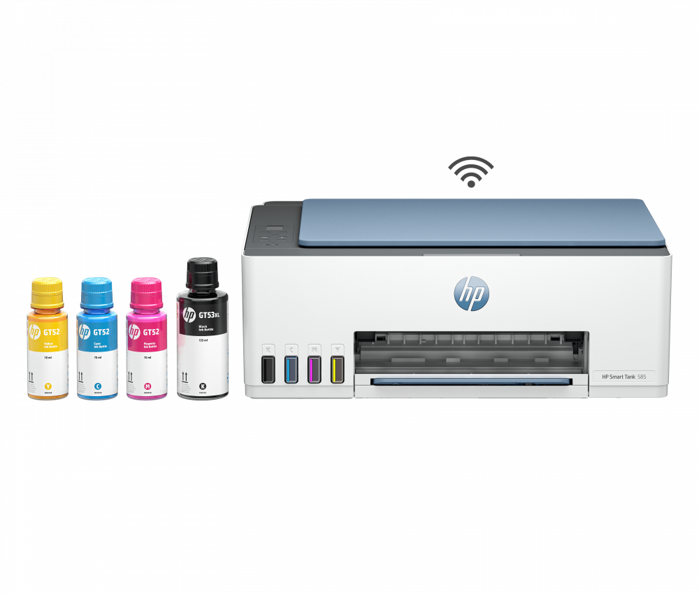 MULTIFUNCIONAL HP SMART TANK 585 A COLOR WIFI USB 12PPM COM/WIN/MAC 1F3Y4A
