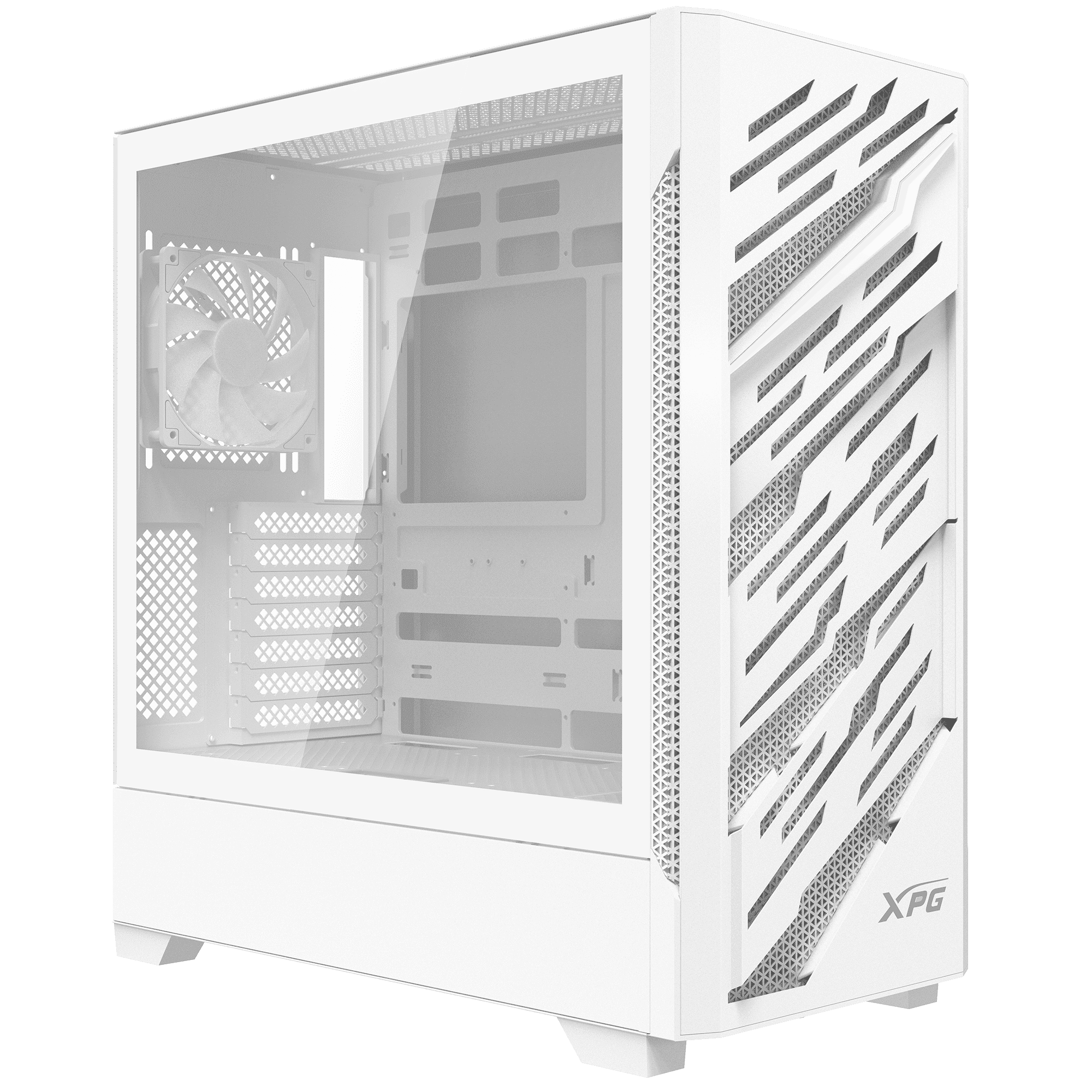 GABINETE ADATA XPG STARKER AIR BTF BLANCO ARGB ATX S/FUENTE CRISTAL STARKERAIRBTFMTA-WHCWW