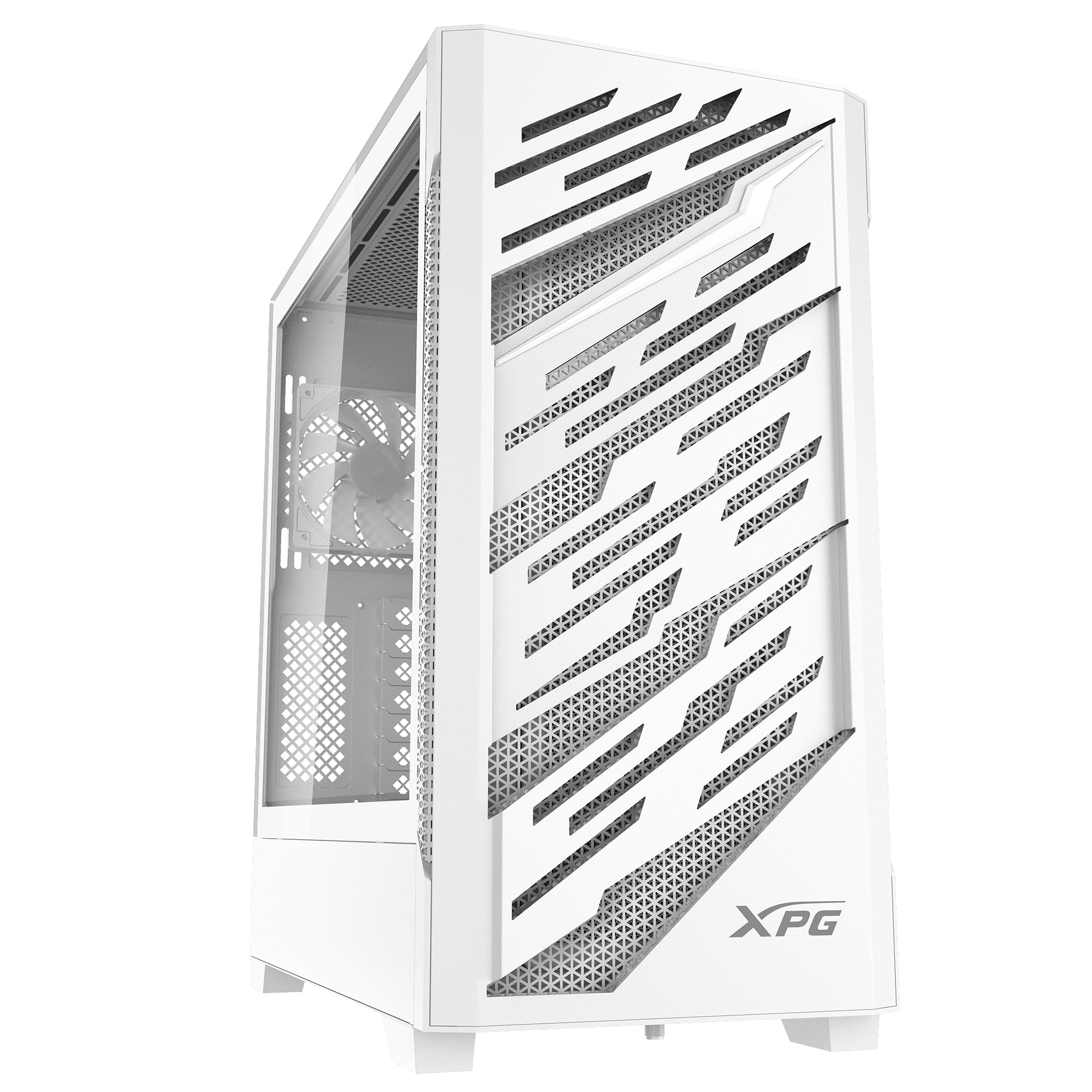 GABINETE ADATA XPG STARKER AIR BTF BLANCO ARGB ATX S/FUENTE CRISTAL STARKERAIRBTFMTA-WHCWW