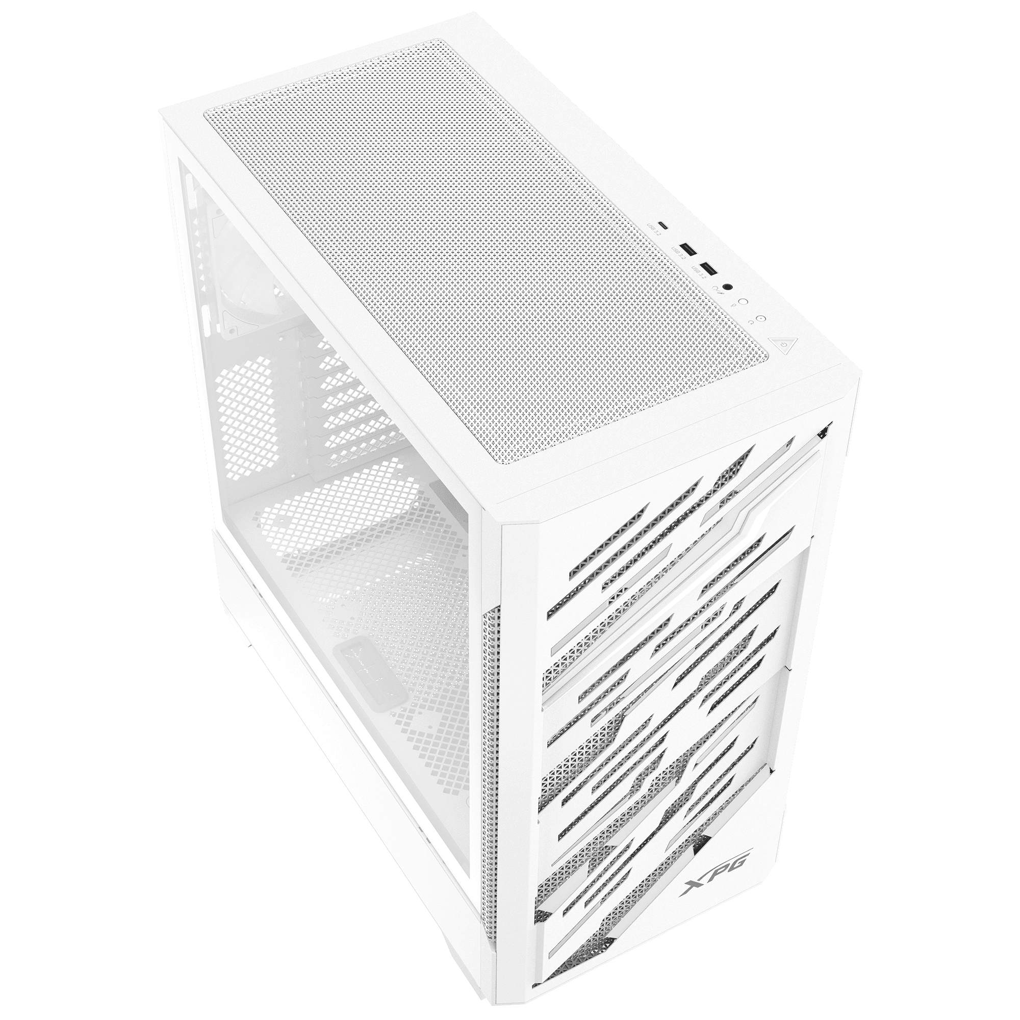GABINETE ADATA XPG STARKER AIR BTF BLANCO ARGB ATX S/FUENTE CRISTAL STARKERAIRBTFMTA-WHCWW