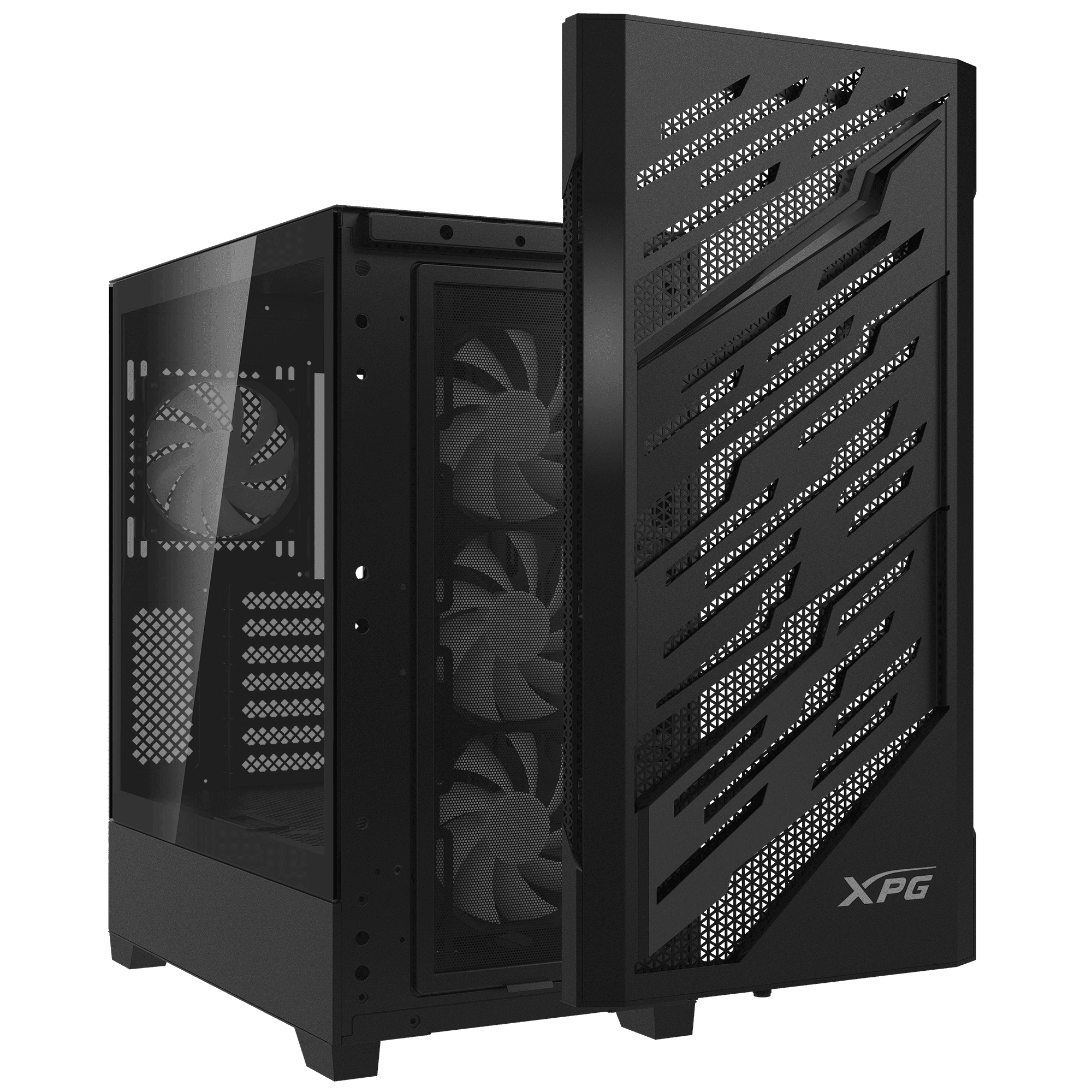 GABINETE ADATA XPG STARKER AIR BTF NEGRO ARGB ATX S/FUENTE CRISTAL STARKERAIRBTFMTA-BKCWW