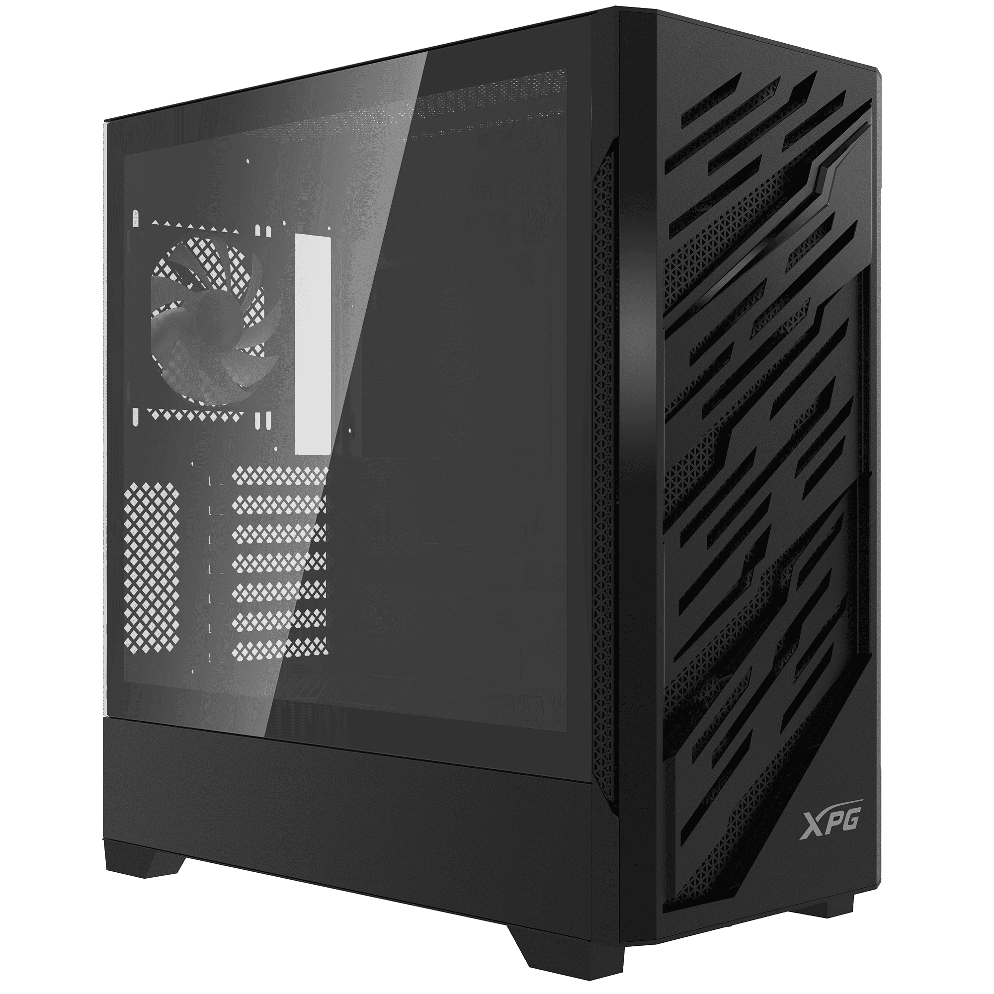 GABINETE ADATA XPG STARKER AIR BTF NEGRO ARGB ATX S/FUENTE CRISTAL STARKERAIRBTFMTA-BKCWW