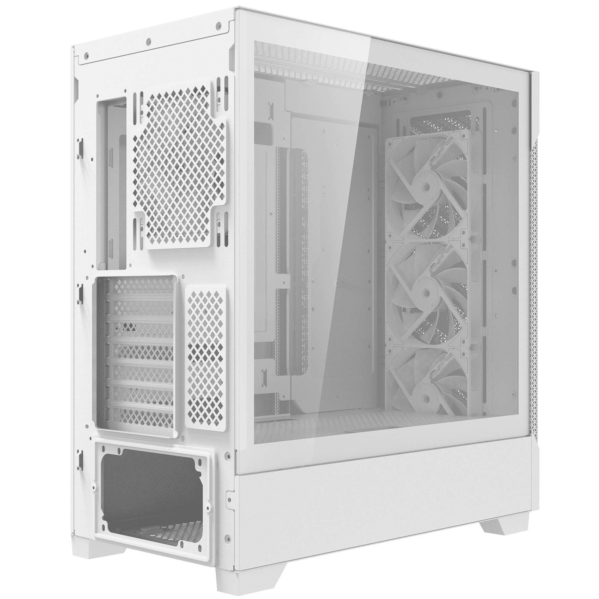 GABINETE ADATA XPG STARKER AIR BTF BLANCO ARGB ATX S/FUENTE CRISTAL STARKERAIRBTFMTA-WHCWW