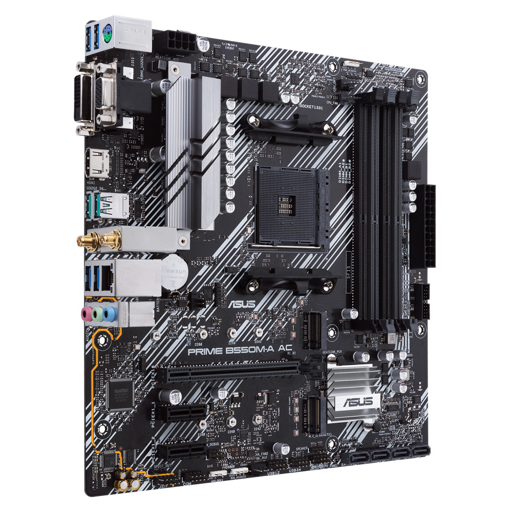 MB ASUS PRIME B550M-A AC WIFI AM4 DDR4 MICRO ATX HDMI