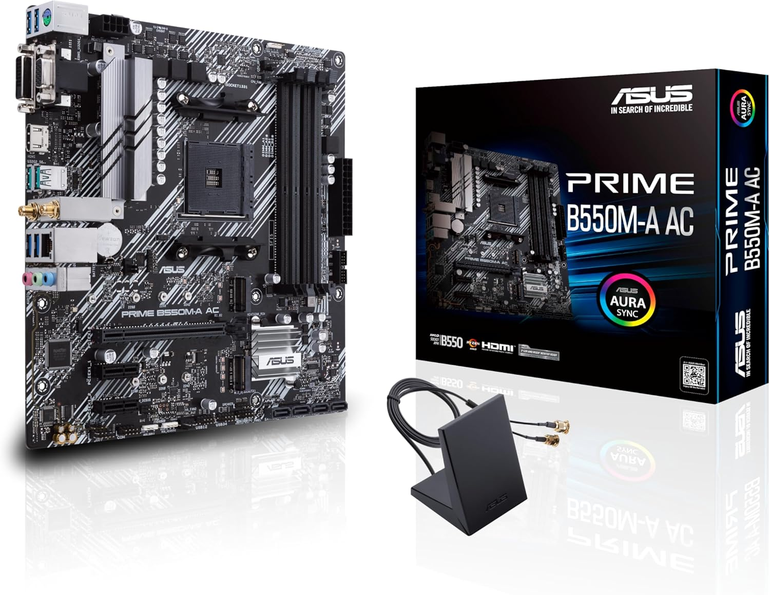 MB ASUS PRIME B550M-A AC WIFI AM4 DDR4 MICRO ATX HDMI