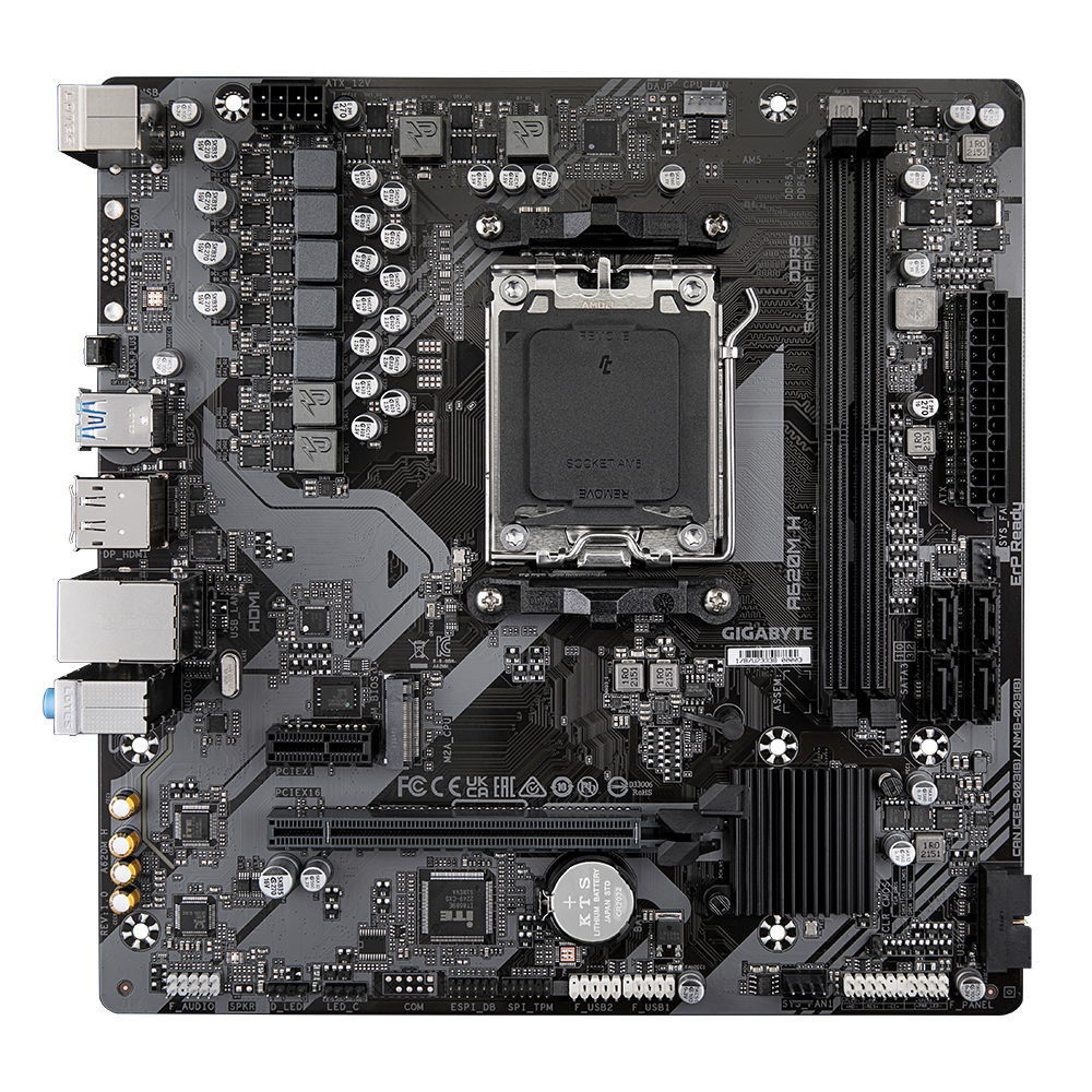 MOTHER AMD A620M H AM5 GIGABYTE  2xDDR5 128GB ATX