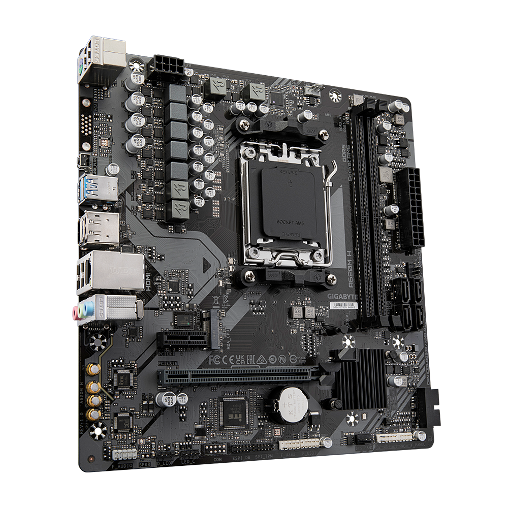 MOTHER AMD A620M H AM5 GIGABYTE  2xDDR5 128GB ATX