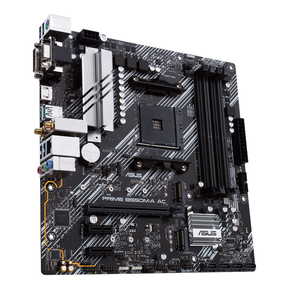 MB ASUS PRIME B550M-A AC WIFI AM4 DDR4 MICRO ATX HDMI