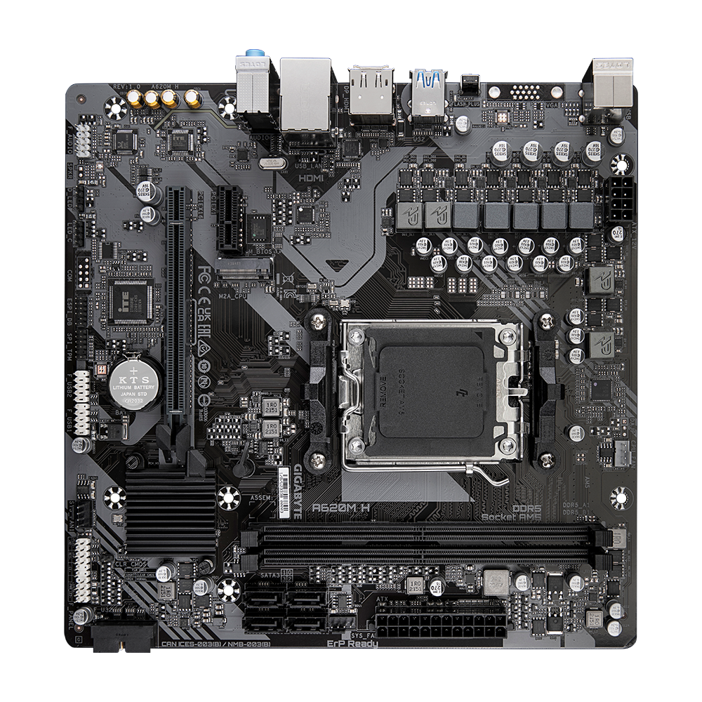 MOTHER AMD A620M H AM5 GIGABYTE  2xDDR5 128GB ATX