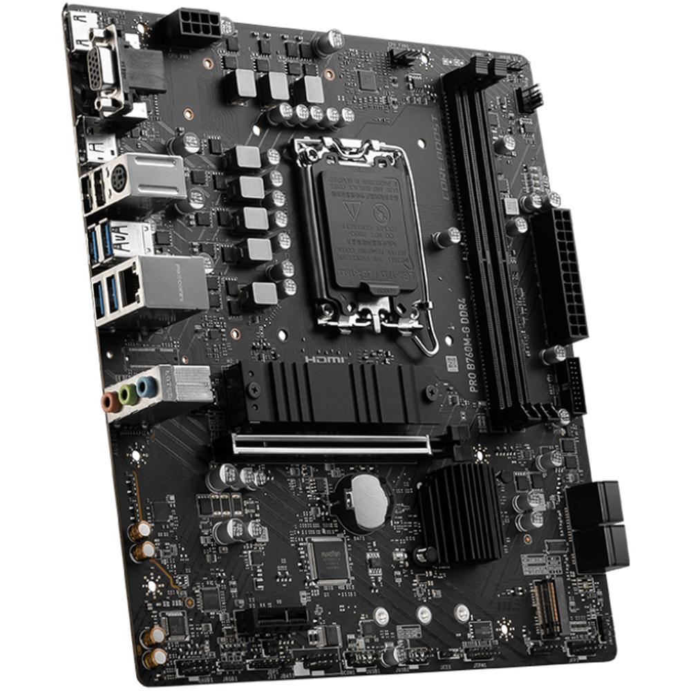 MB MSI PRO B760M-G INTEL 14VA LGA1700 DDR4 64GB M-ATX DP HDMI VGA PRO B760M-G DDR4