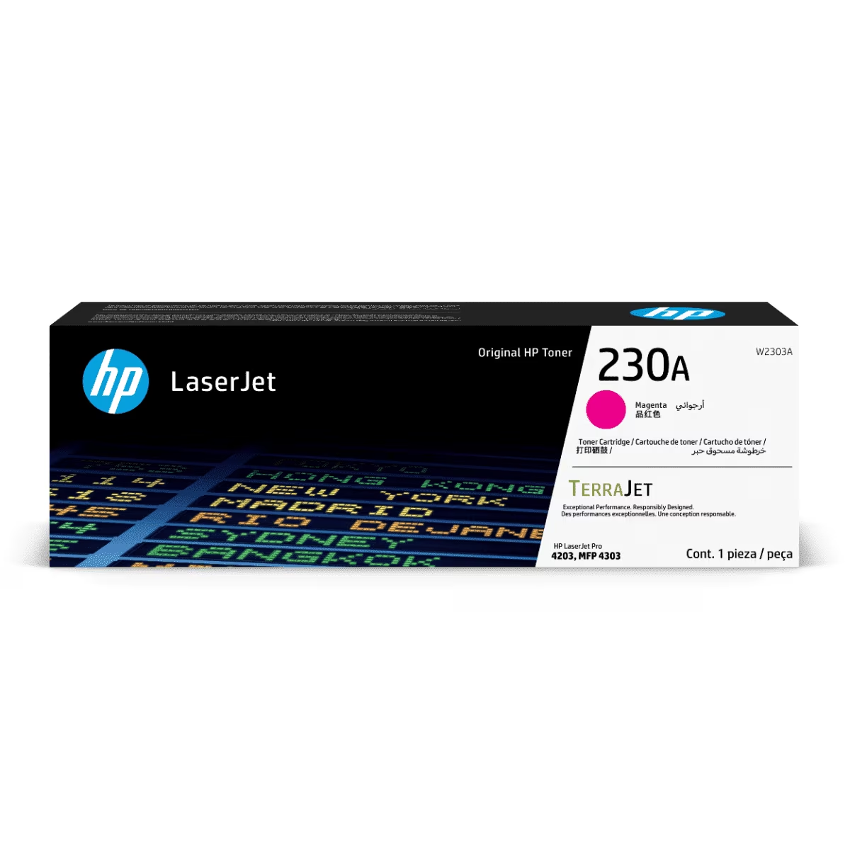 TONER HP 2303A MAGENTA 1800 PAGINAS COM/4203CDN/4203DW/4303DW/4303FDN/4303FDW W2303A