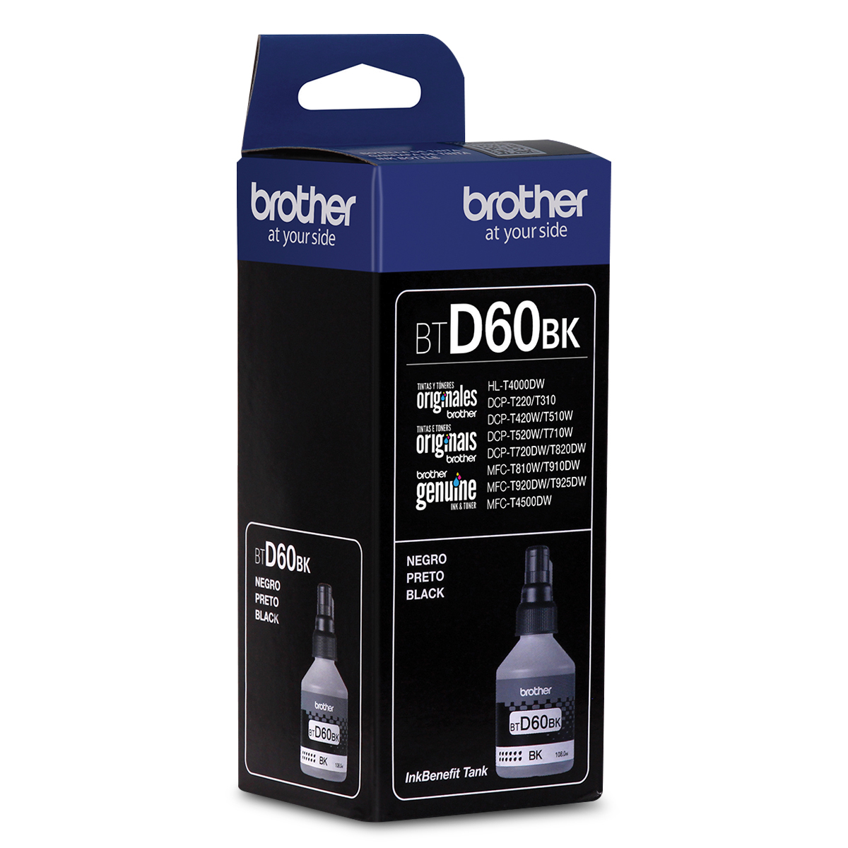 TINTA BROTHER BTD60BK NEGRO BTD60BK.