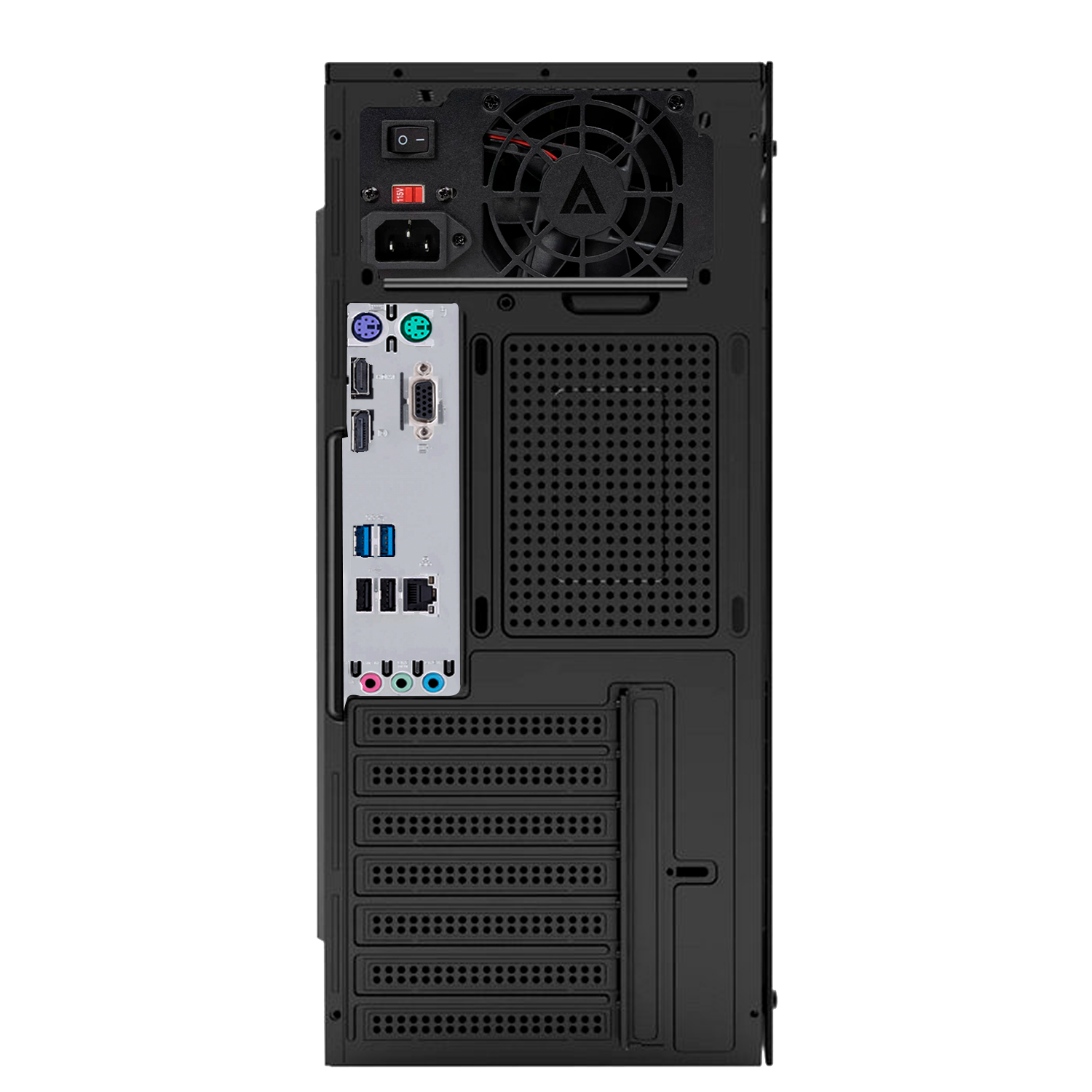 PC GRIZZLY  INTEL CORE I3 10100 3.6 GHZ, RAM 8 GB M.2 NV2 500GB WIFI  PG-INTEL065