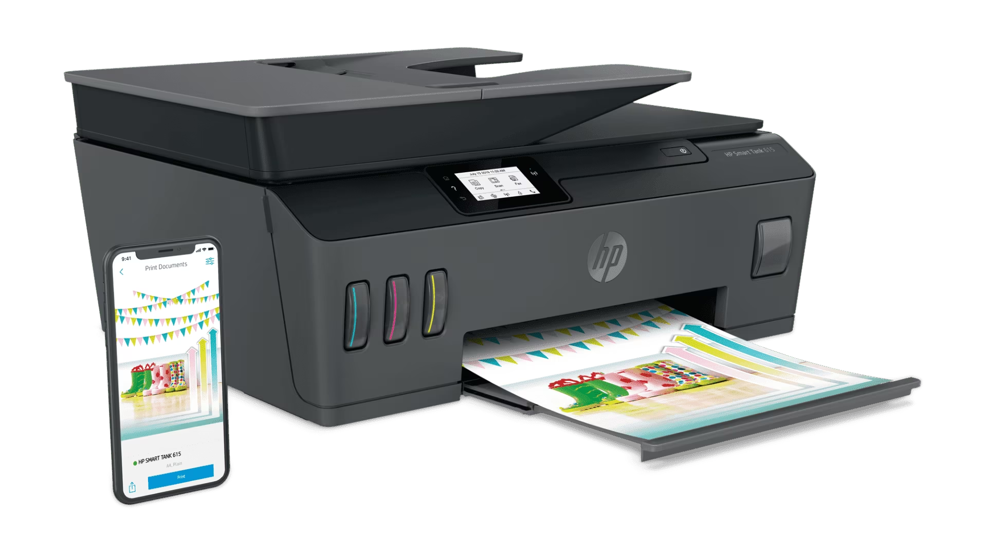 MULTIFUNCIONAL HP SMART TANK 615 A COLOR WIFI ETH FAX USB 11PPM Y0F71A