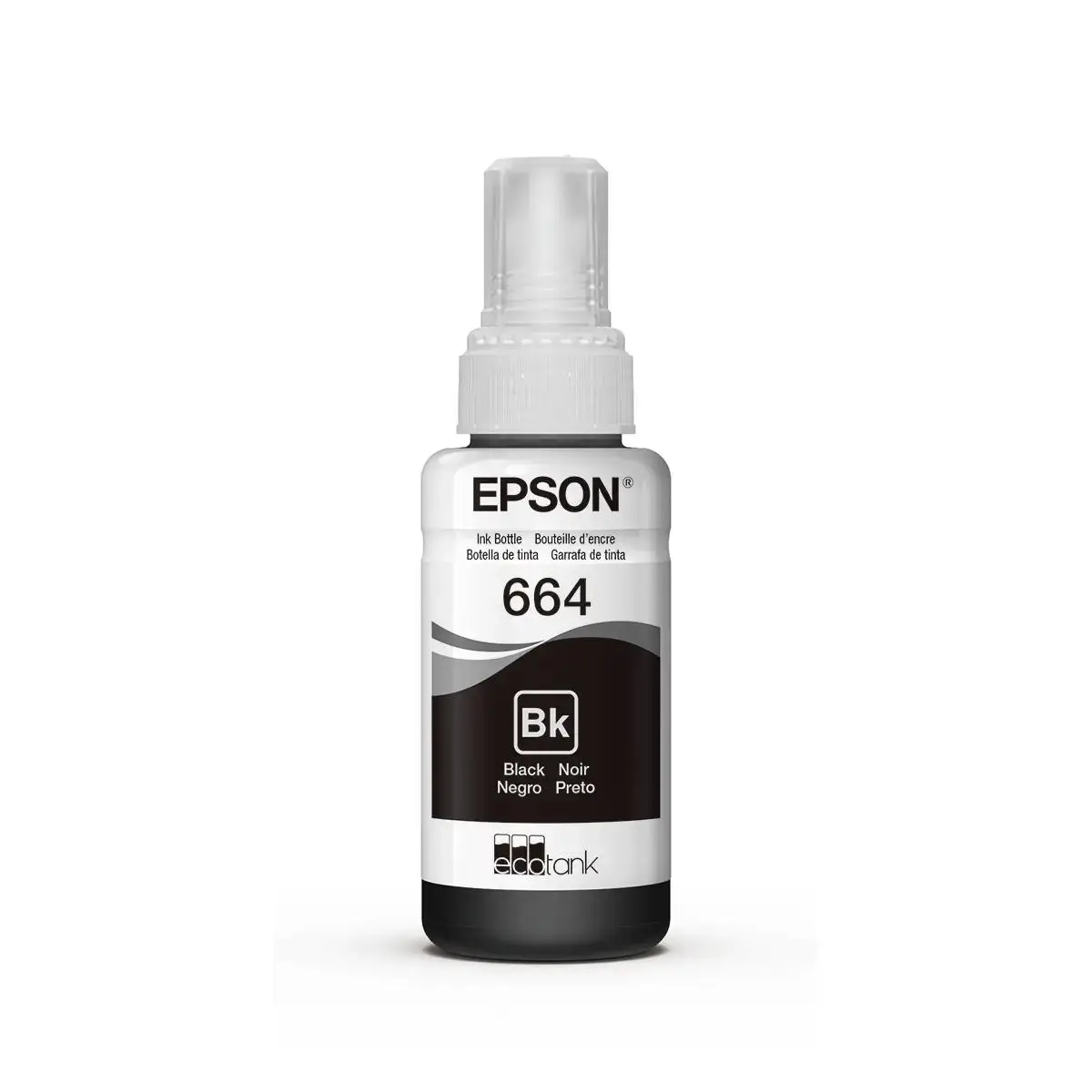 TINTA EPSON T664 NEGRA 70ML L110 L1300 L220 L310 L365 L375 L380 L395 L455 L475 L565 L575 L850 L200 K495 T664120-AL