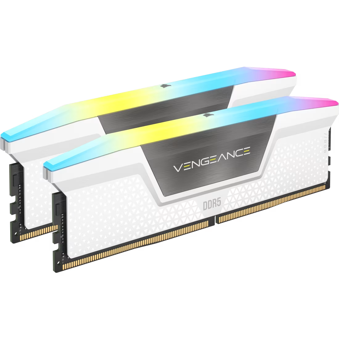 RAM CORSAIR DDR5 VENGEANCE 2X32 64GB 5200 BLANCO RGB CMH64GX5M2B5200C40W