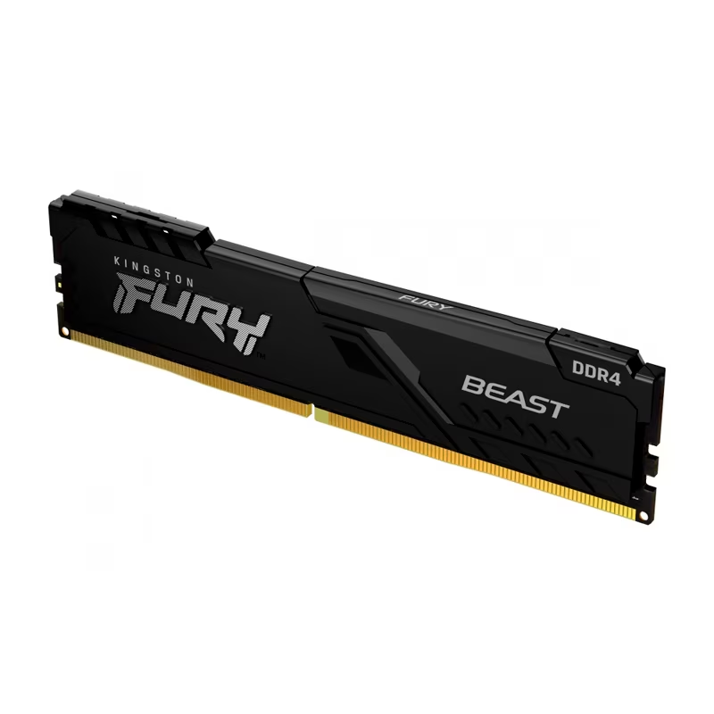 RAM KINGSTON FURY BEAST DDR4 8GB 3200 NEGRO KF432C16BB/8