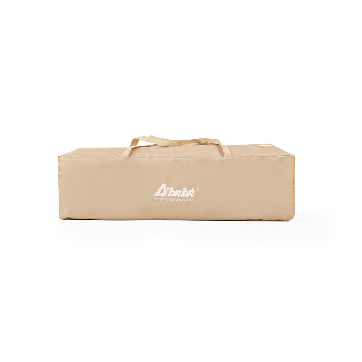 Cuna Corral Plegable con Cambiador y Dos Niveles Acolchonado D´Bebe Rest  - Beige