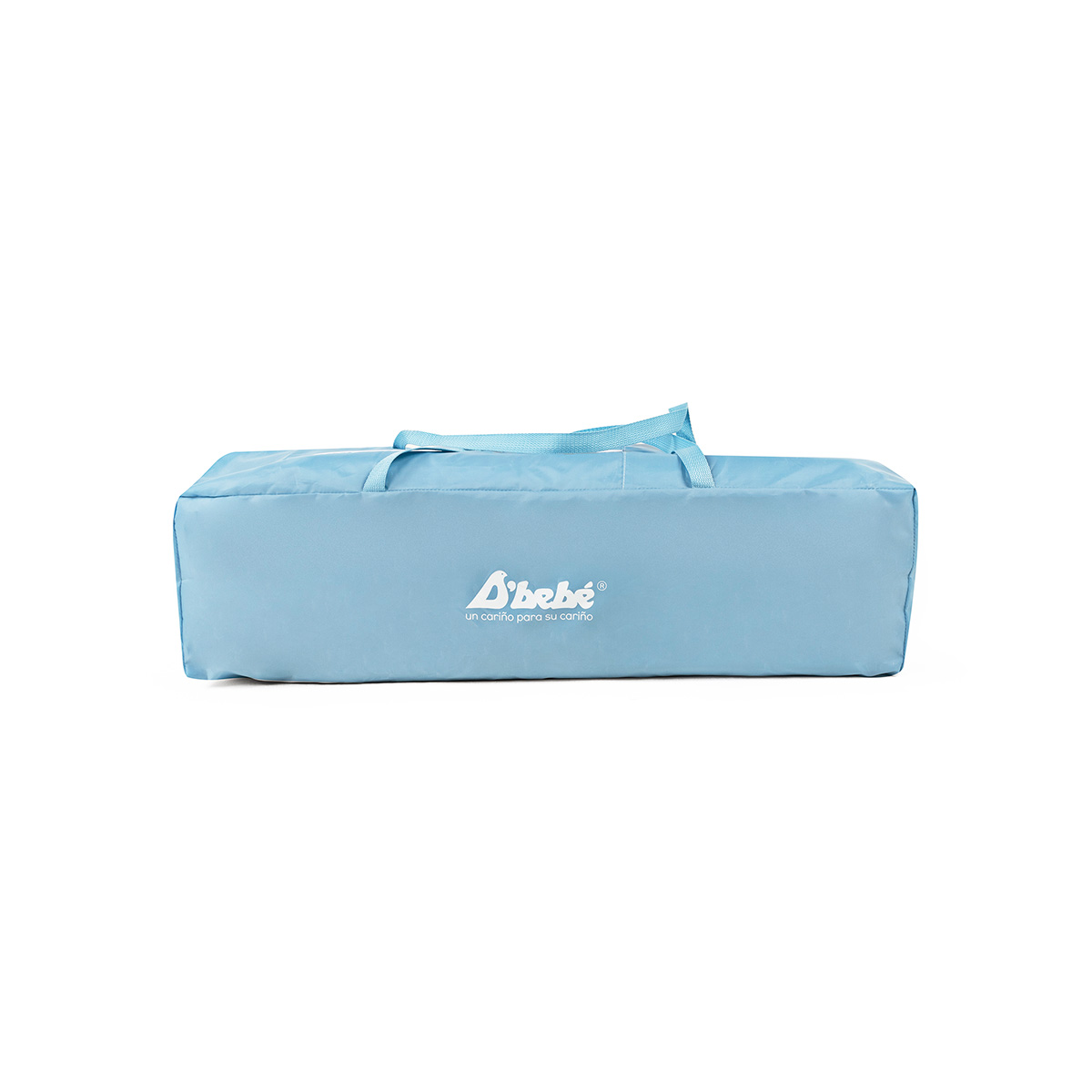Cuna Corral Plegable con Cambiador y Dos Niveles Acolchonado D´Bebe Rest - Azul