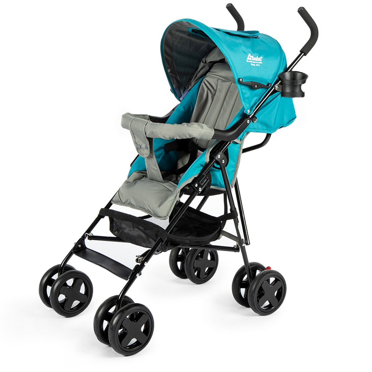 Carriola Plegable con Reclinado y Toldo para Bebé 6-36 Meses Carri D'Bebe - Jade