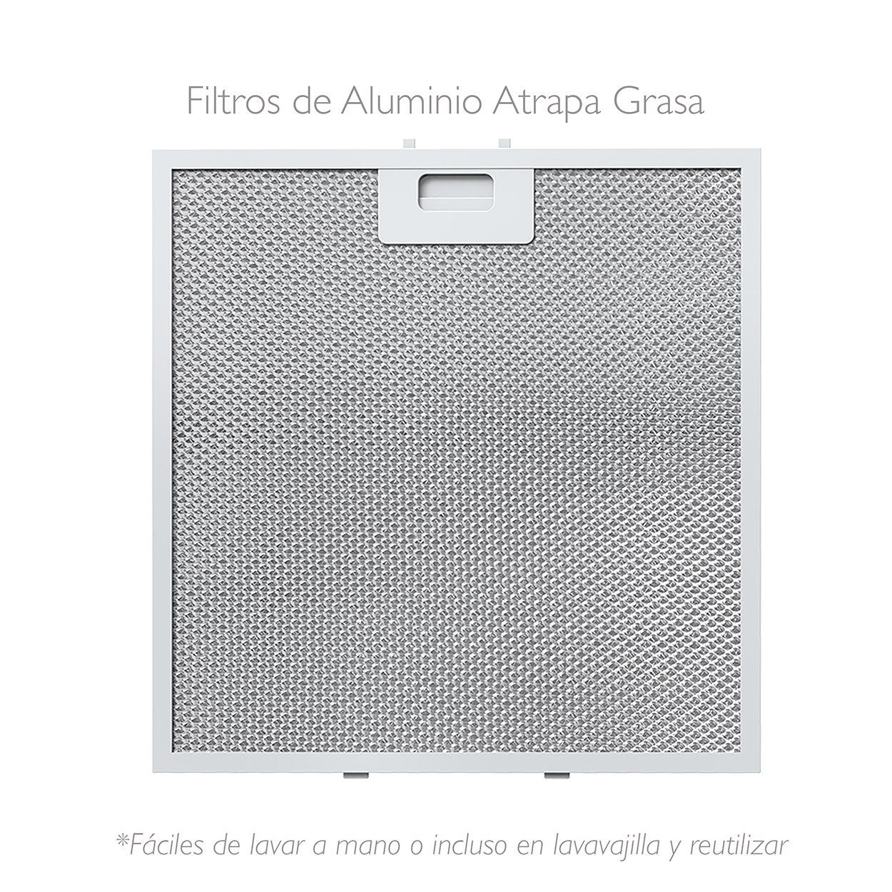 Campana de Cocina para Isla IHD ISOLA MIAMI 90 de 90 cm en Acero Inoxidable y  Cristal Plano