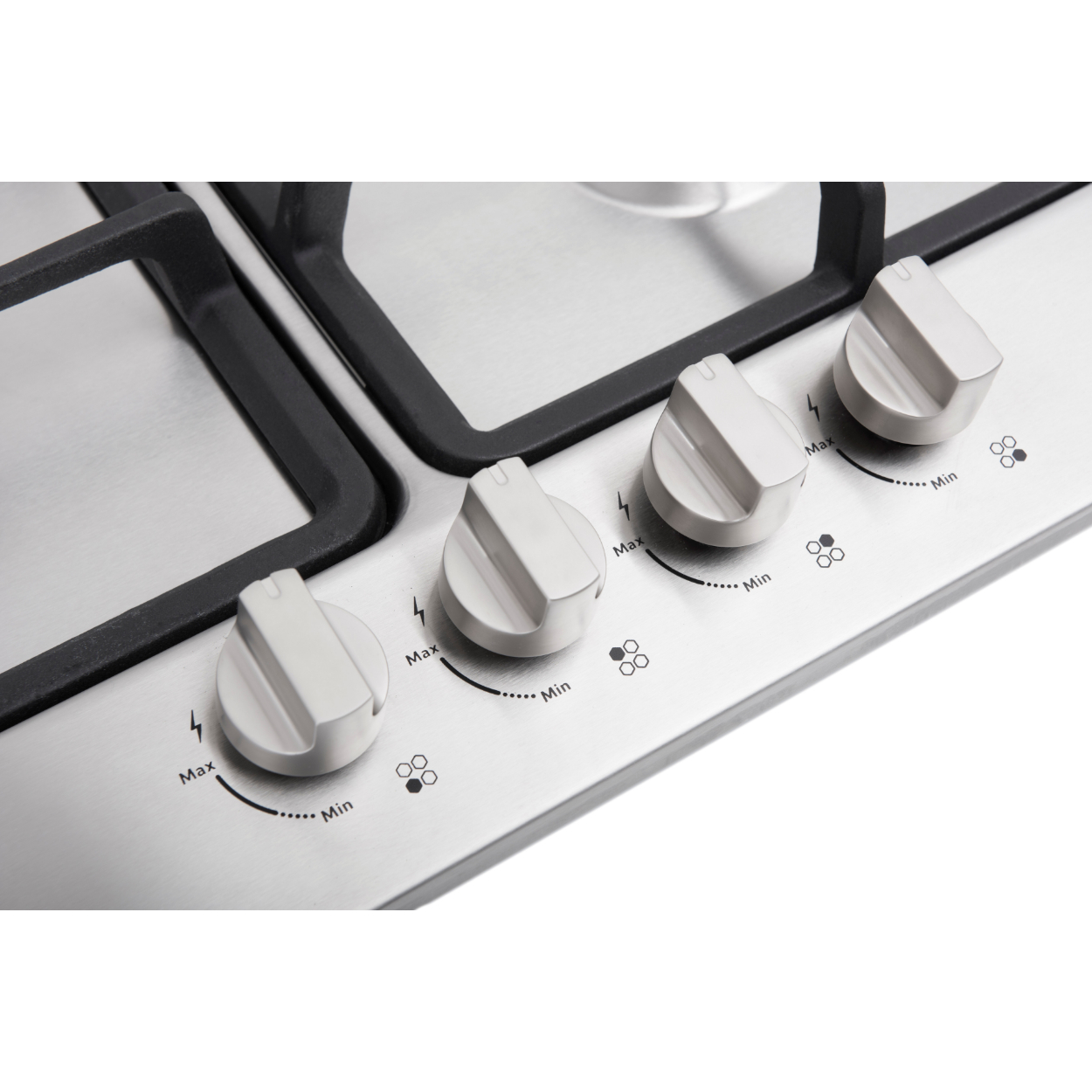Parrilla Gas Empotre Whirlpool WP2420S 58 cm 4 Quemadores Acero Inox