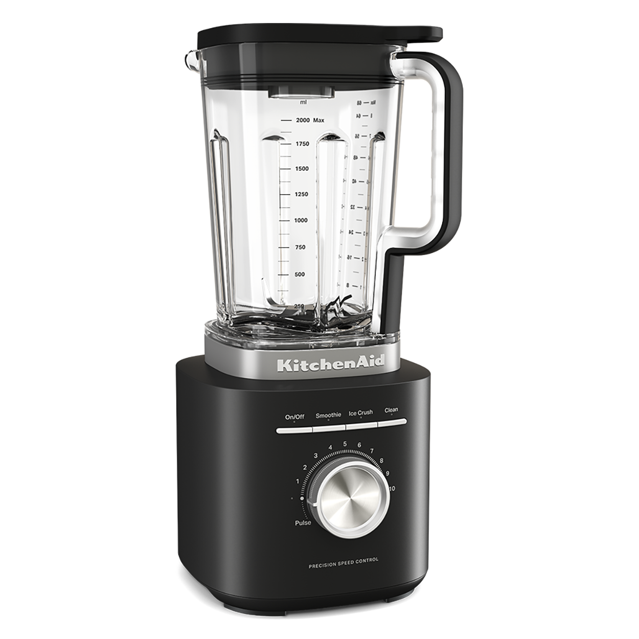 Licuadora Kitchenaid 7KSB2072MBM Pure Power  de 2L Negro Matte