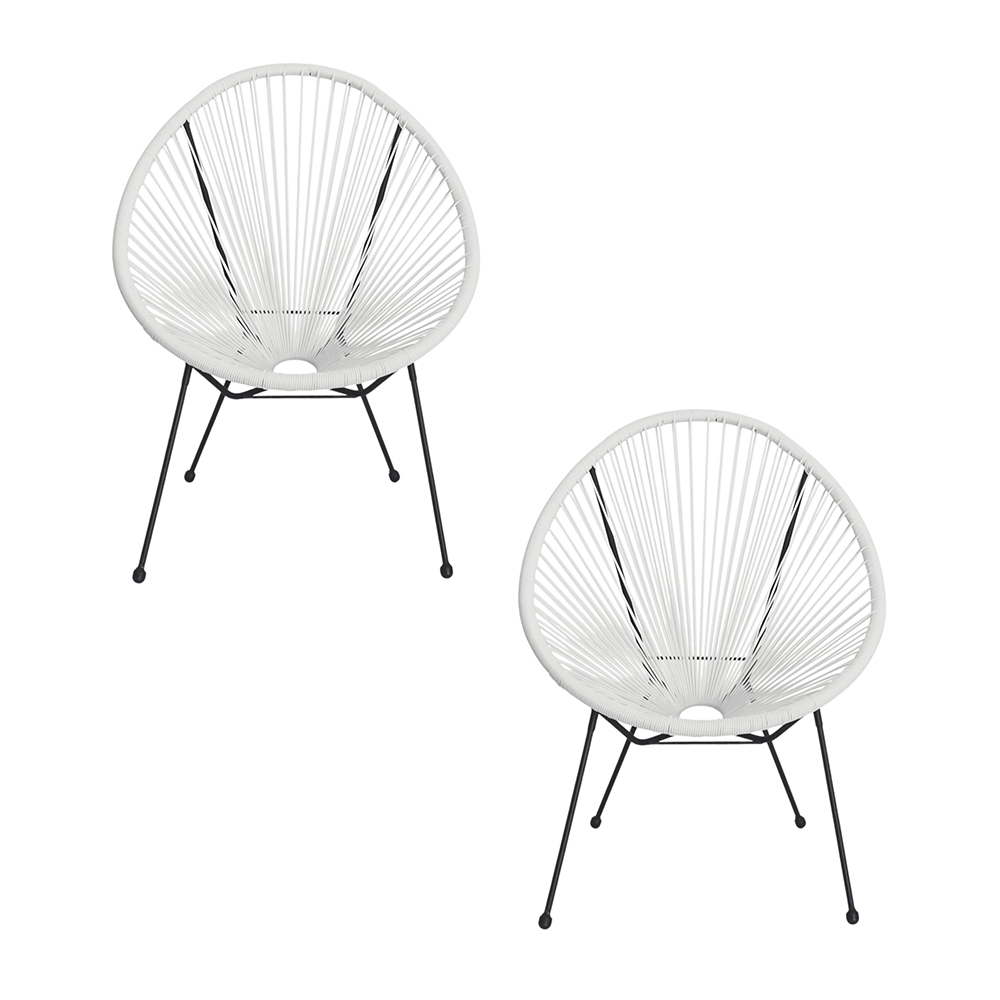 Ilios Innova | Sillas Estilo Acapulco con Estructura de Acero y Diseño Retro Moderno – Ideales para Exterior e Interior