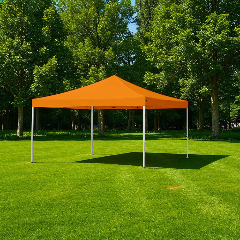 Ilios Innova | Toldo Plegable Naranja 2x3, Impermeable y Resistente al Clima con Estructura de Hierro y Tela Oxford.