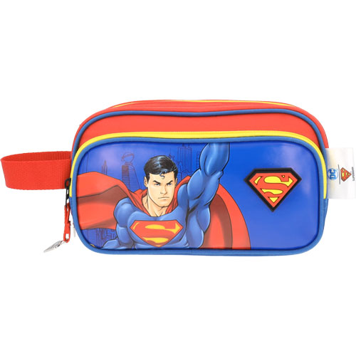 Superman Set Mochila Escolar y lapicera con Capa Dc Comics Set Con 2 piezas