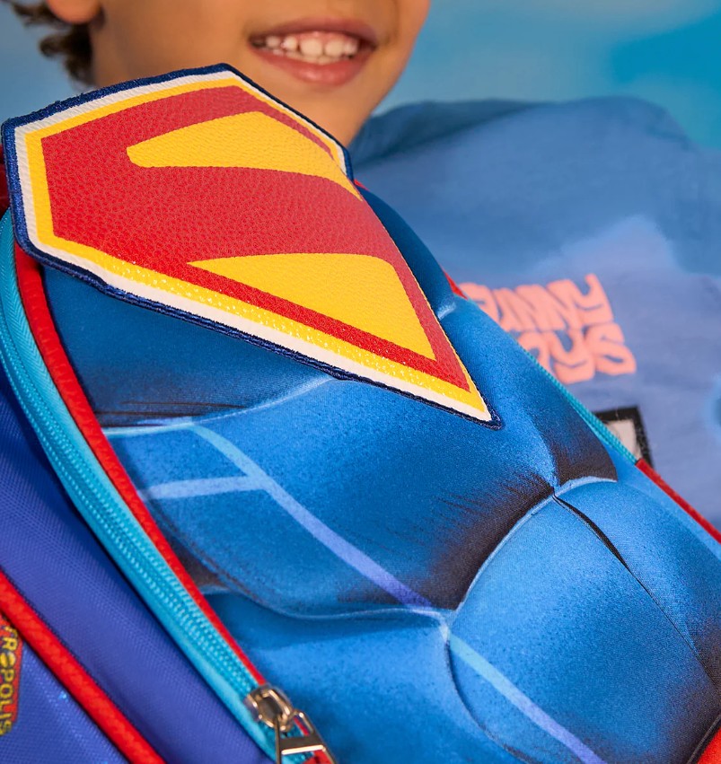 Superman Mochila Escolar Hero Armor Dc Comics Back Pack