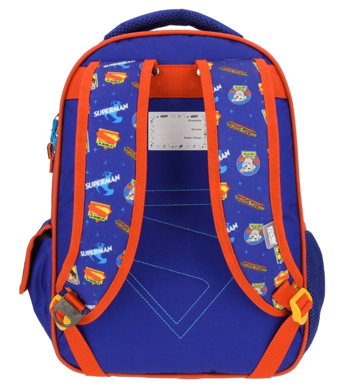 Superman Mochila Escolar Hero Armor Dc Comics Back Pack