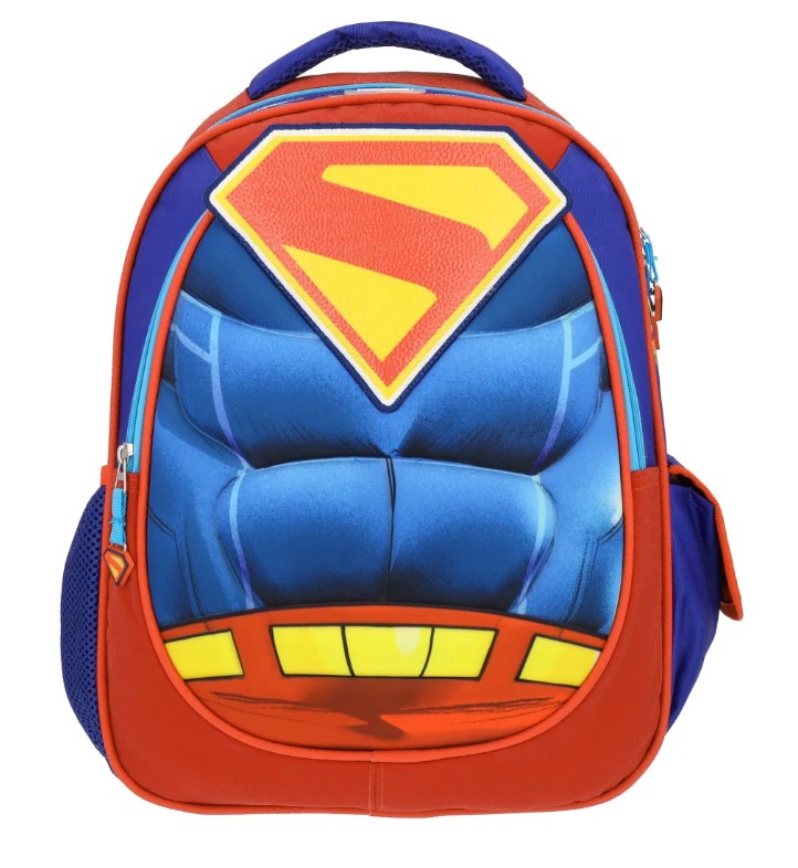 Superman Mochila Escolar Hero Armor Dc Comics Back Pack