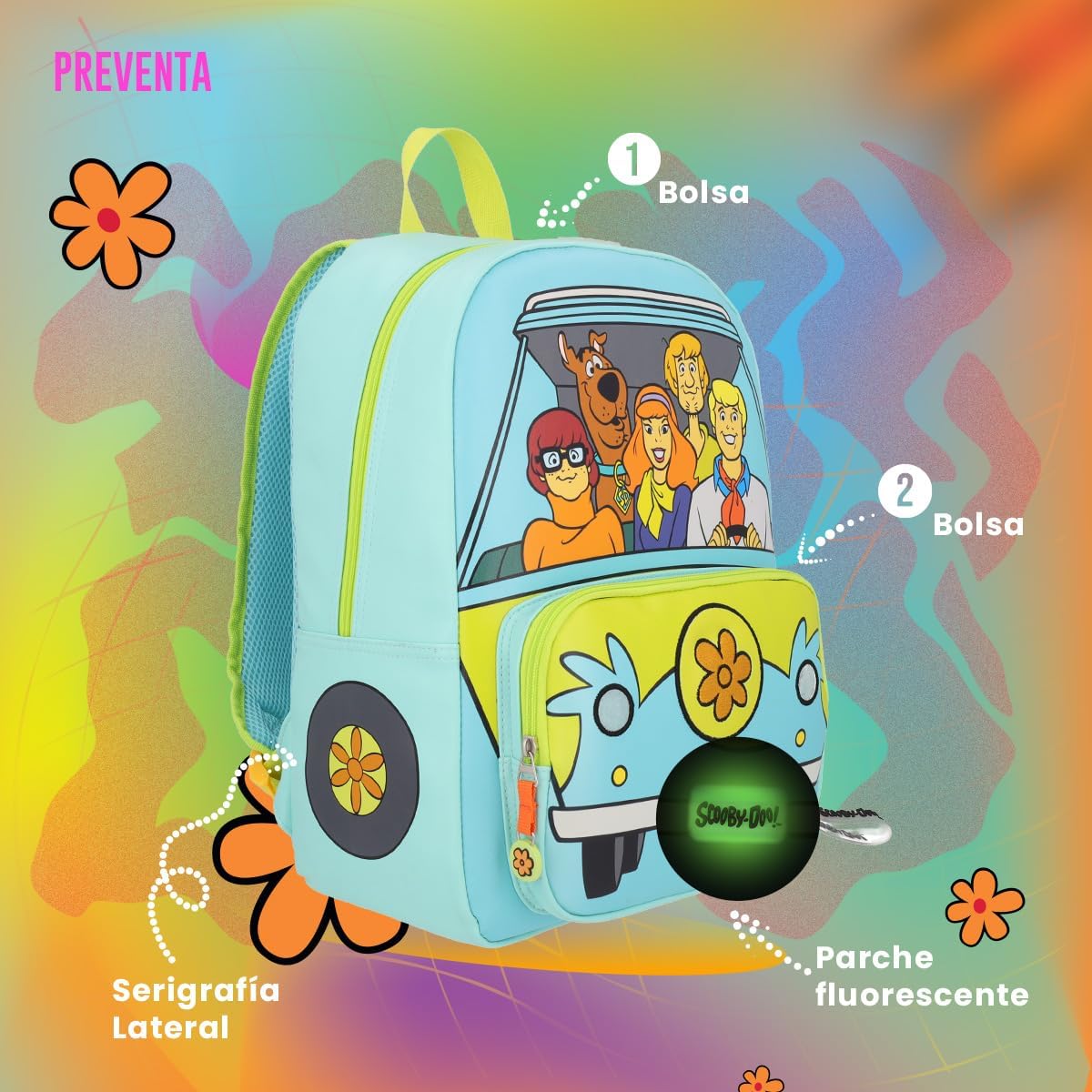 Scooby Doo Mochila Máquina del Misterio