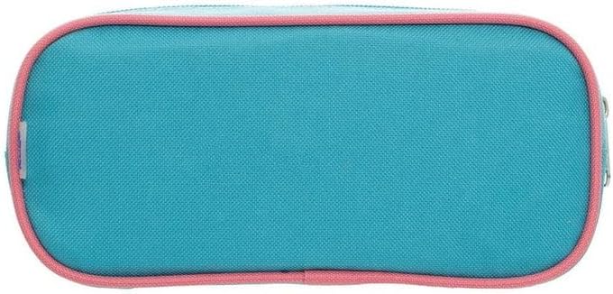 Stitch Lapicera Ruz Estuchera Disney Poliéster Turquesa y Rosa Estuche