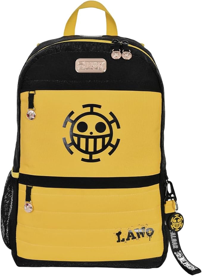 One Piece Mochila Trafalgar Back Pack Edición Limitada capacidad 19L, Amarillo, Grande