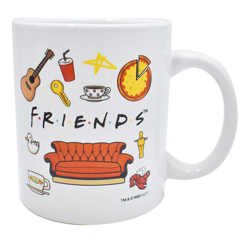 Friends Taza o Tarro de Cerámica Serie Friends Capacidad 480 mililitros