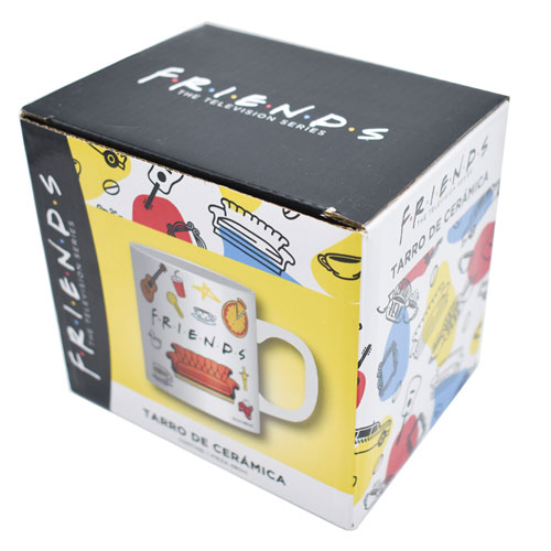 Friends Taza o Tarro de Cerámica Serie Friends Capacidad 480 mililitros