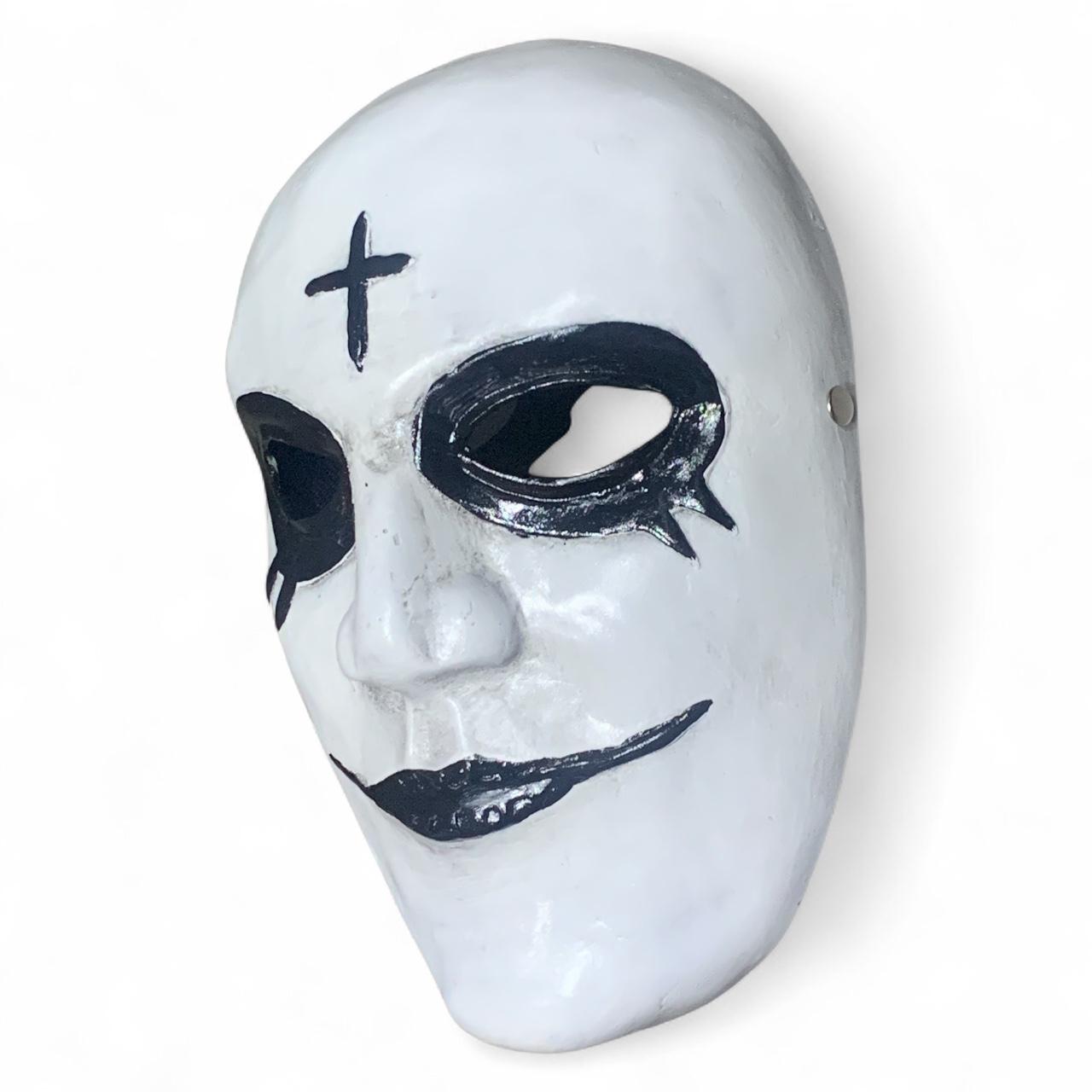 Mascara La Purga Disfraz Halloween Cosplay Kiss Me God Cruz Fibra de Vidrio