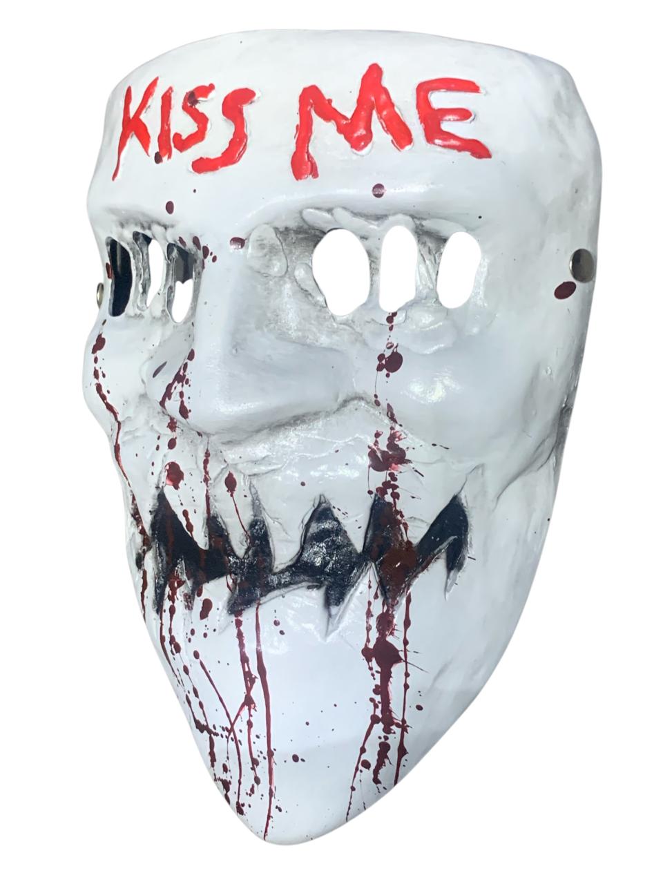 Mascara La Purga Disfraz Halloween Cosplay Kiss Me God Cruz Fibra de Vidrio