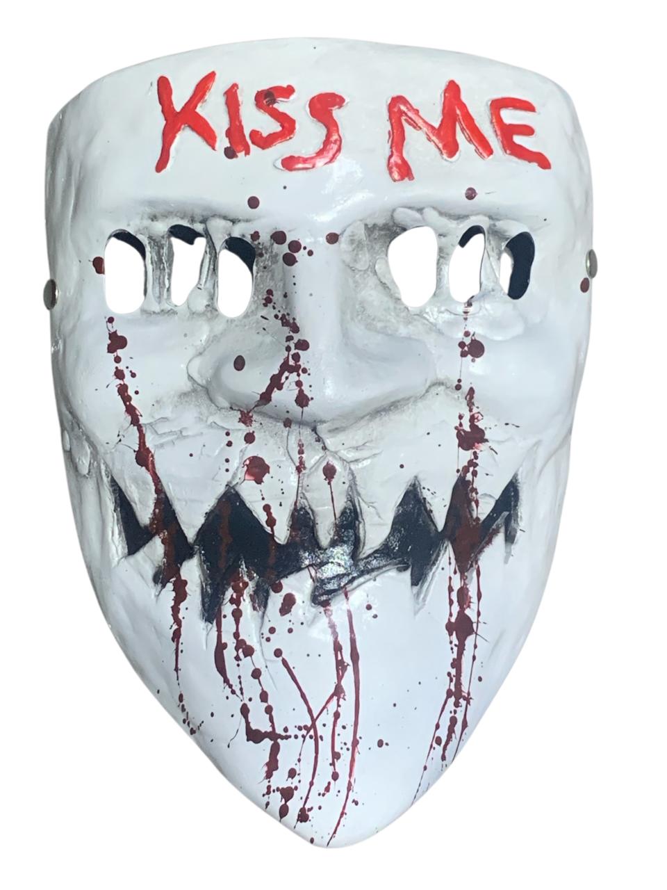 Mascara La Purga Disfraz Halloween Cosplay Kiss Me God Cruz Fibra de Vidrio