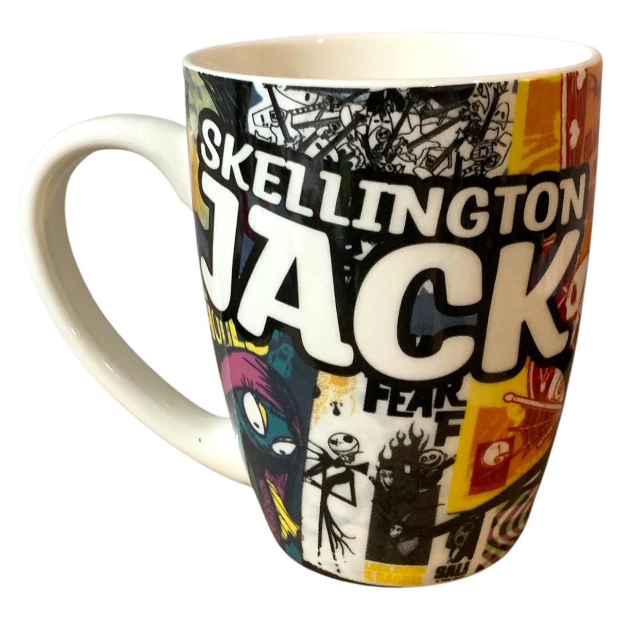 Taza Jack Skellington Taza Belly de Porcelana El Extraño Mundo de Jack Capacidad 500 ml con Caja de Regalo