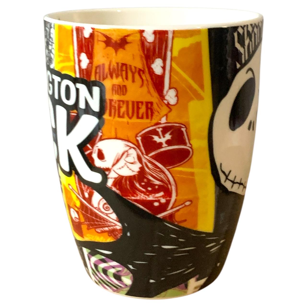 Taza Jack Skellington Taza Belly de Porcelana El Extraño Mundo de Jack Capacidad 500 ml con Caja de Regalo