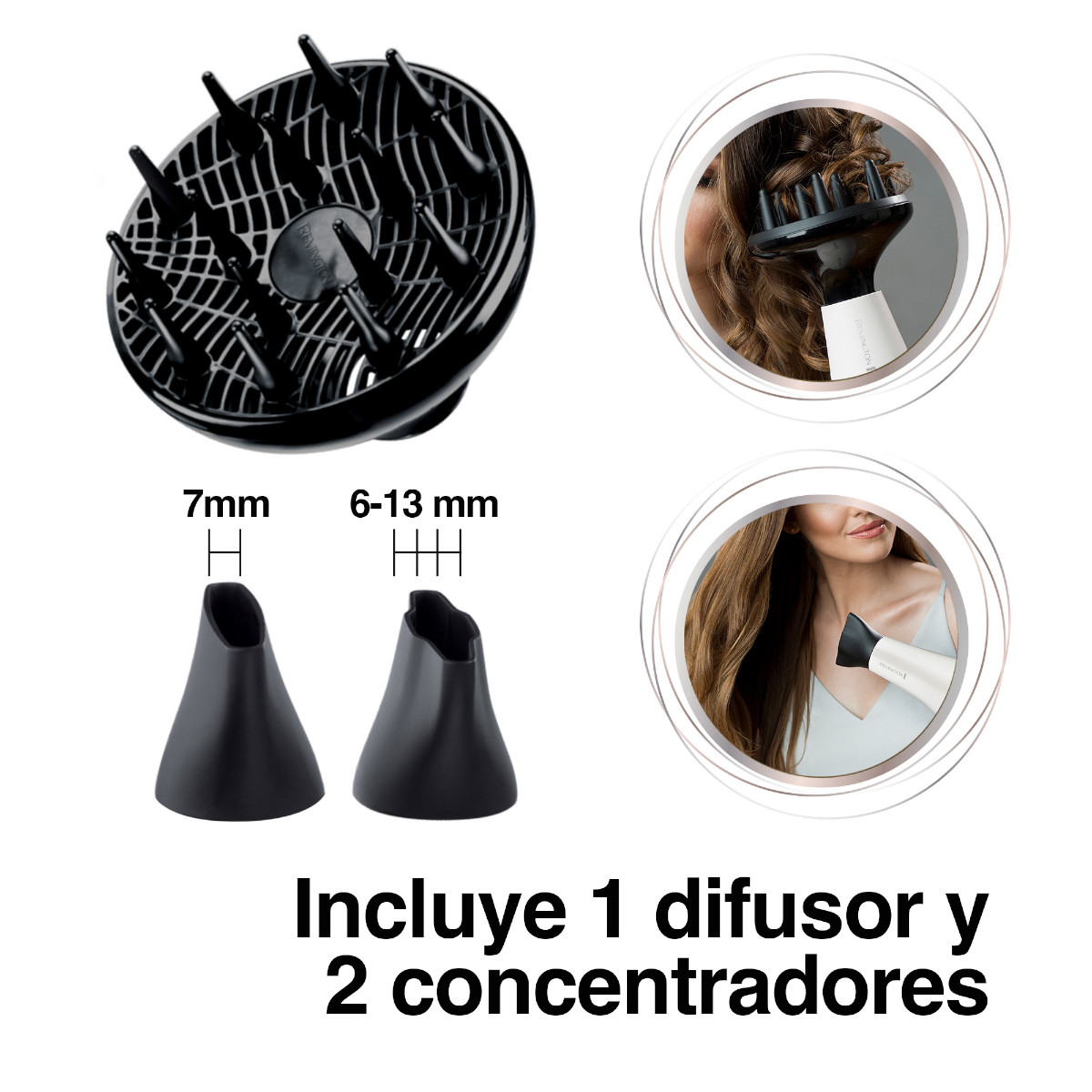 Secadora Remington Profesional 1900W cerámica con Iones