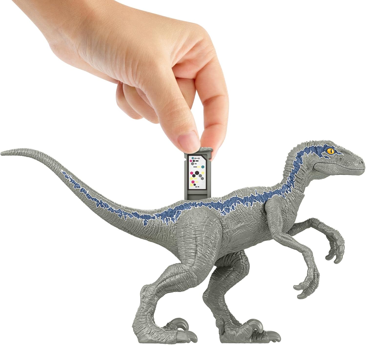 Jurassic World Dominion Velociraptor Blue Ruge y Ataca Interactivo