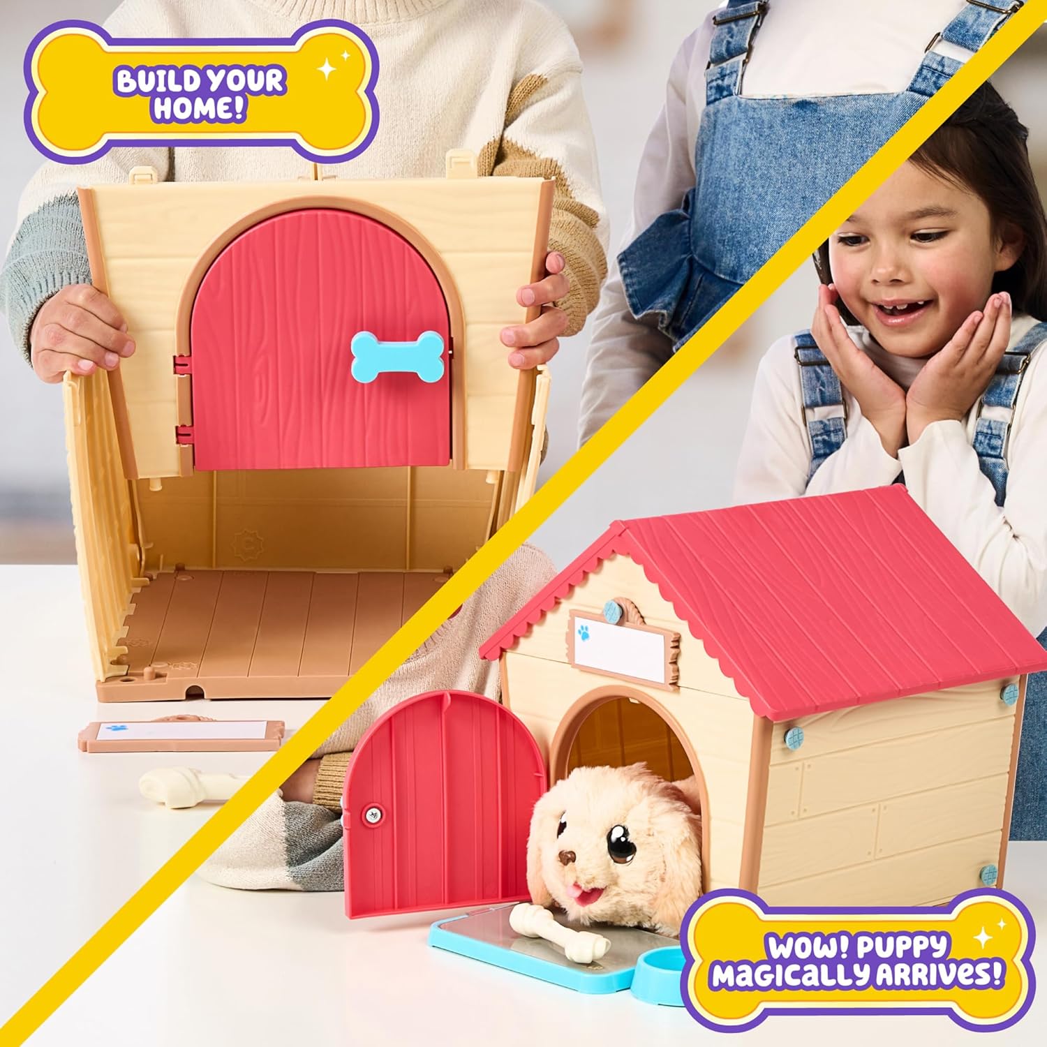 Little Live Pets My Puppy Juguete de Peluche Interactivo y Perrera Más de 25 Sonidos y reacciones