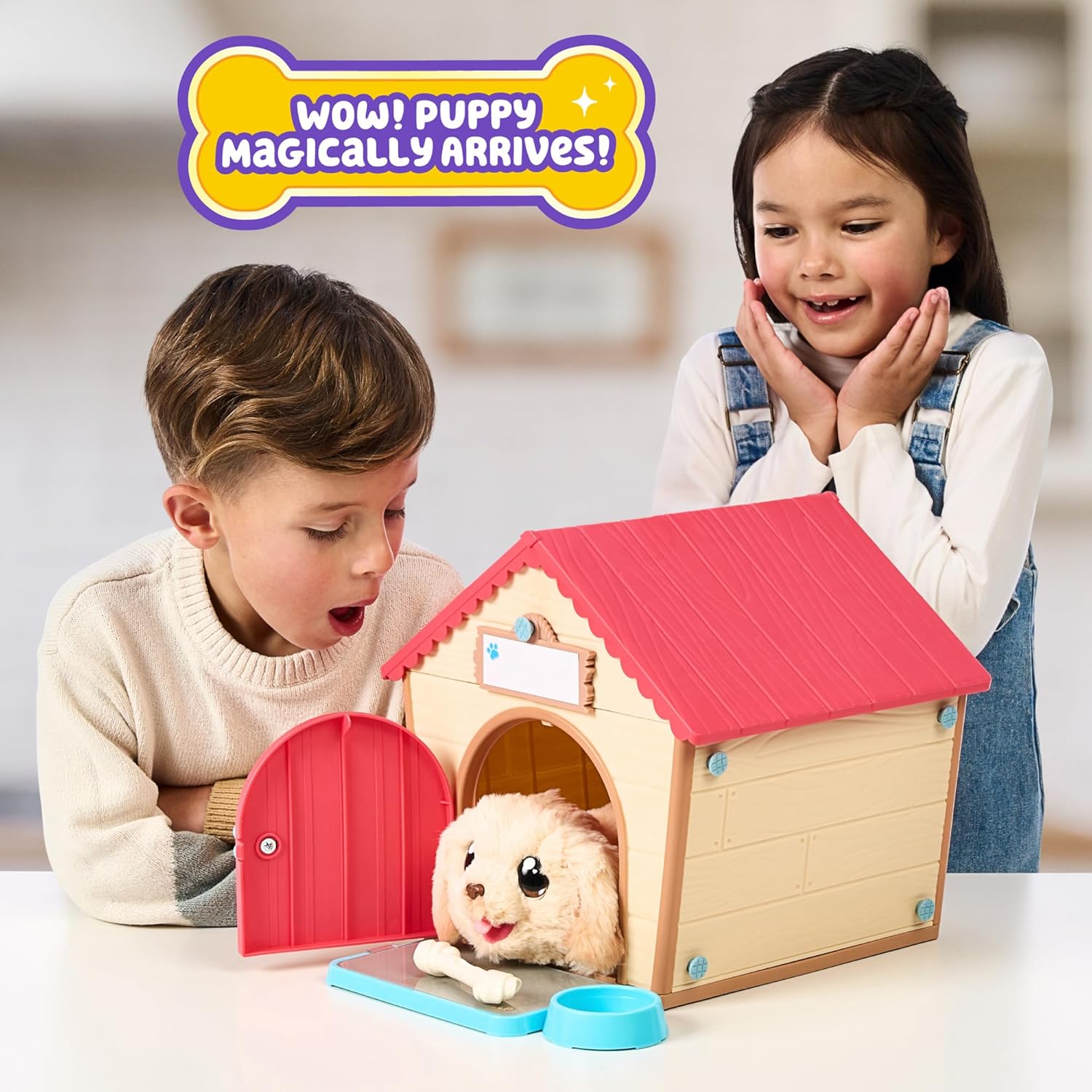 Little Live Pets My Puppy Juguete de Peluche Interactivo y Perrera Más de 25 Sonidos y reacciones